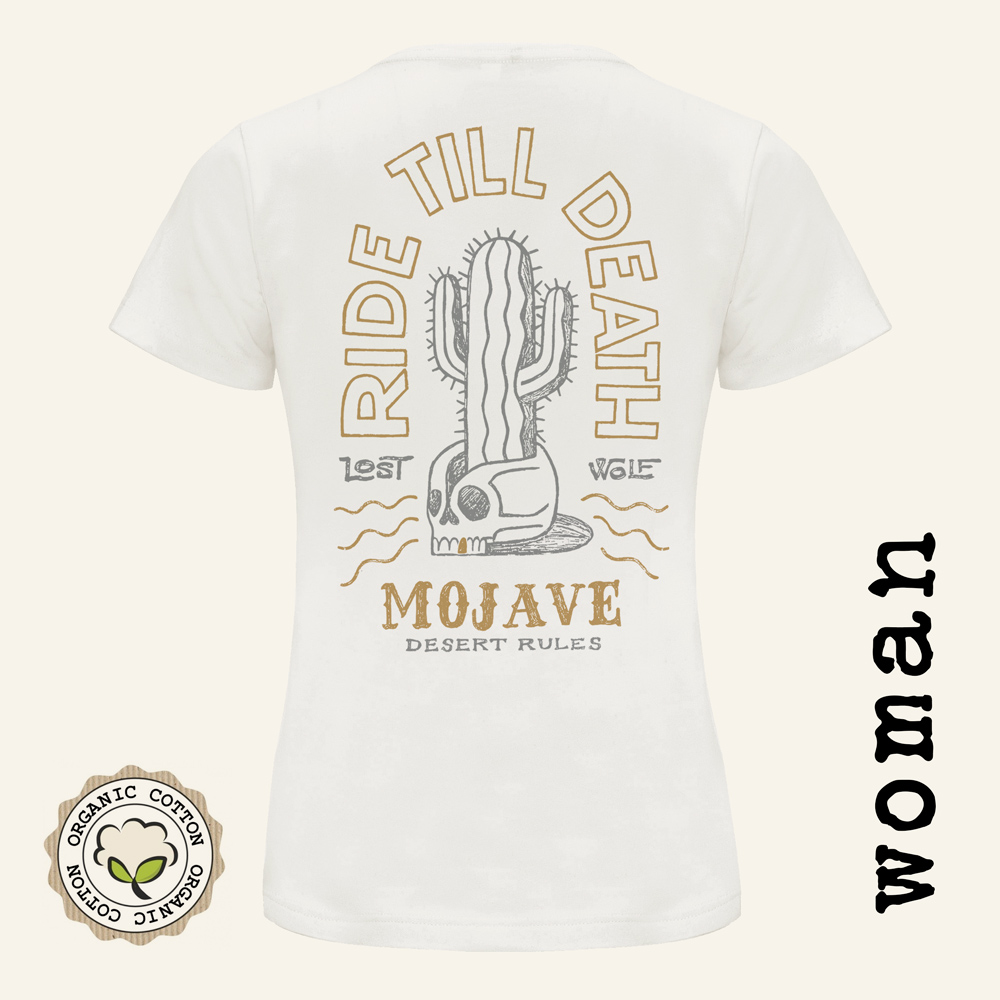 Camisetas moteras mujer  Mojave back