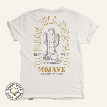 Camiseta motero calavera cactus MOJAVE desert