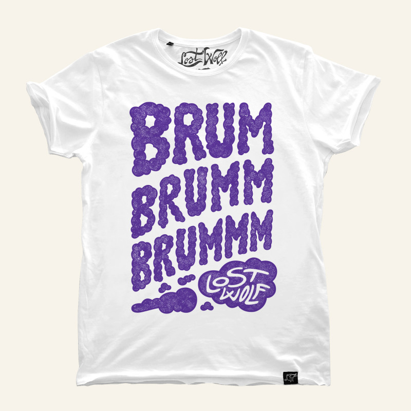 Brum Brum Brum Camiseta motera divertida  de Lost Wolf