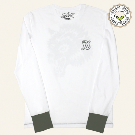 Sudadera motera SAVAGE color blanco