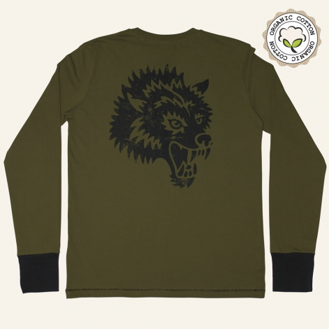 Sudadera motera SAVAGE color militar