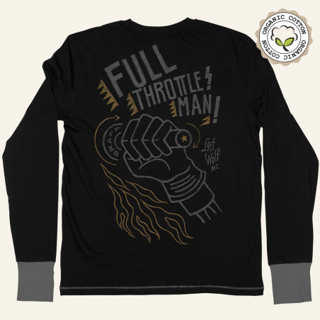 Sudaderas moteras para hombre FULL THROTTLE color negro